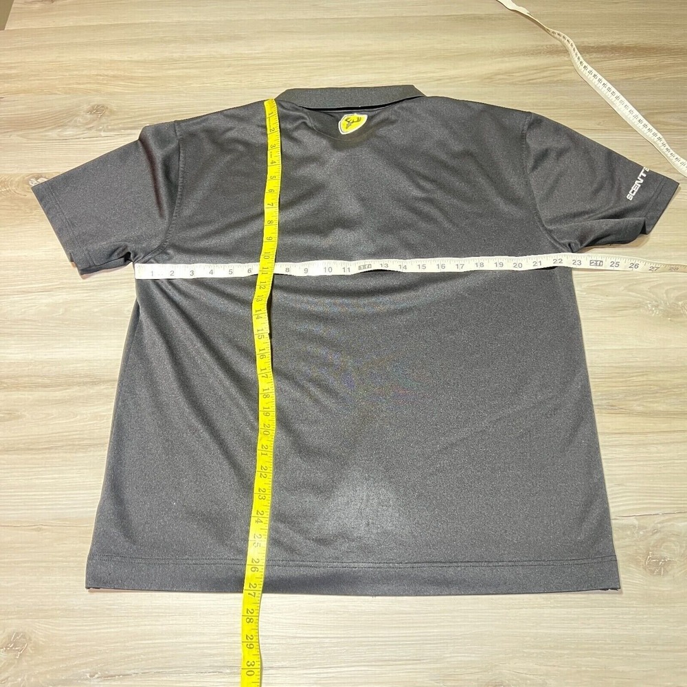 Scent Blocker Polo Shirt‎ Mens Large Black Short Sleeve Hunting Active Outdoors - Picture 6 of 6